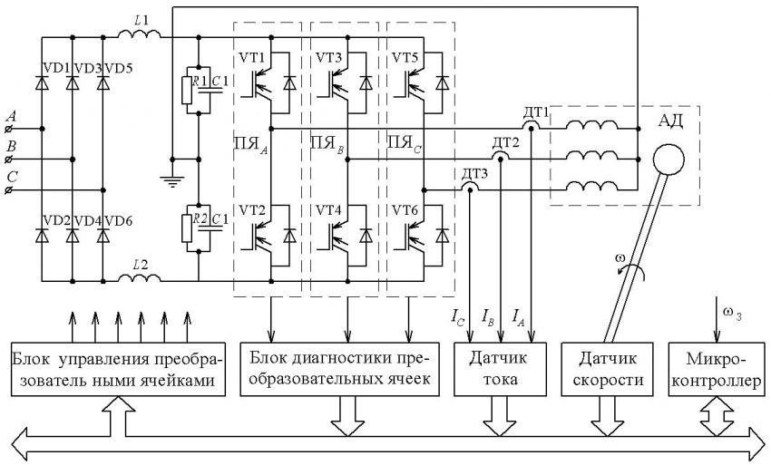 Описание принципиальной электрической схемы с примером