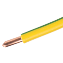 Провод Electraline ПуВ 1x6 на отрез ГОСТ цвет желто-зеленый
