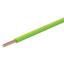 Провод Electraline ПуВ 1x4 на отрез ГОСТ цвет желто-зеленый
