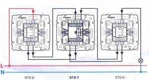 Инструкция и схема подключения лампочки через выключатель
