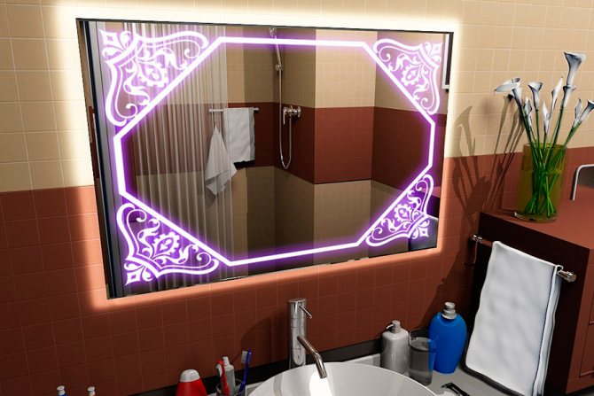 Как установить и подключить зеркало с подсветкой