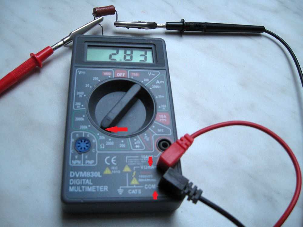Измерение емкости конденсатора мультиметром и специальными приборами