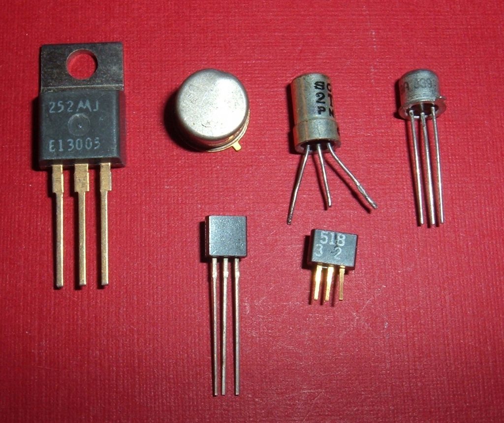 Различные типы транзисторов.